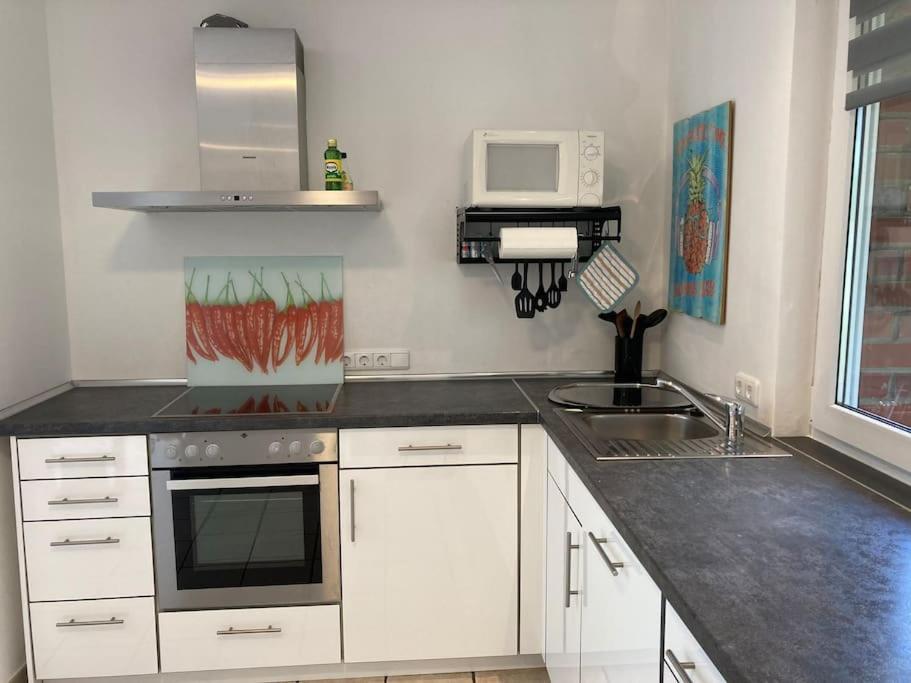 Helle Wohnung Mit Wintergarten - Nahe Ruhrgebiet Und Freizeitpark Movie Park Bottrop Dış mekan fotoğraf